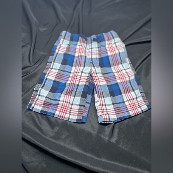 🔥❤️🔥 Build A Bundle! Gymboree Blue Plaid Drawstring Adjustable Shorts Si… - Picture 1 of 3
